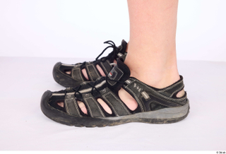 Dash black sandal with multiple straps casual foot shoes 0003.jpg